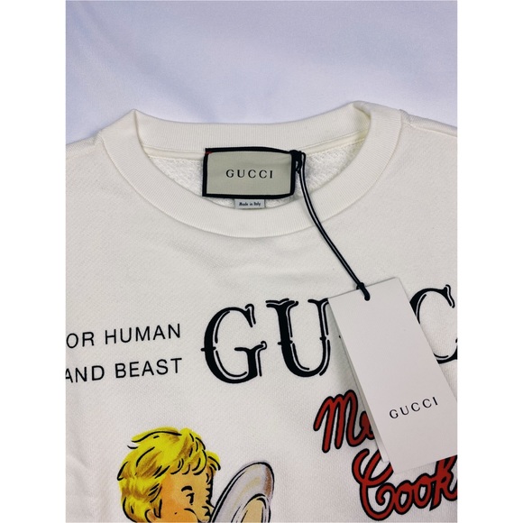 Gucci mad cookies sweatshirt off white - Picture 4 of 15